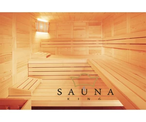 HARVIA Finnsauna Alaska View, Massivholzsauna aus Finnland