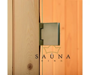 ALMOST HEAVEN Fass-Sauna Audra aus rustischem Rotzedernholz, Massivholzsauna aus Finnland