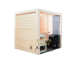 HARVIA Solide Comfort Luxus Finnsauna 209 x 186 cm