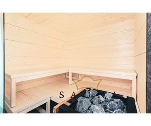 HARVIA Solide Comfort Luxus Finnsauna 209 x 186 cm