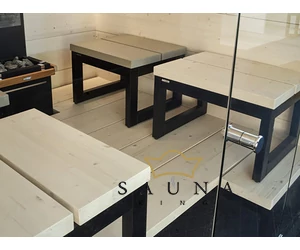 HARVIA Solide Comfort Luxus Finnsauna 209 x 186 cm