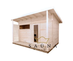 HARVIA Gartensauna Scala Large, Massivholzsauna aus Finnland