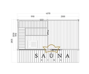 HARVIA Gartensauna Scala Large, Massivholzsauna aus Finnland