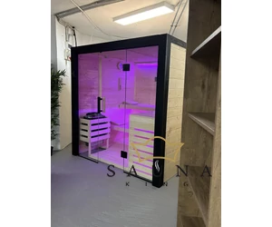 HARVIA Family Large finn- und infrasauna, All-in Set, 196x189cm  
