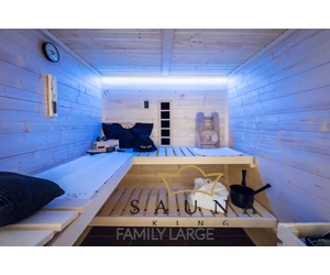HARVIA Family Large finn- und infrasauna, All-in Set, 196x189cm  