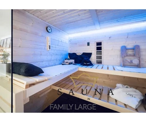 HARVIA Family Large finn- und infrasauna, All-in Set, 196x189cm  