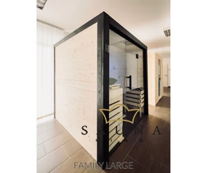 HARVIA Family Large finn- und infrasauna, All-in Set, 196x189cm  