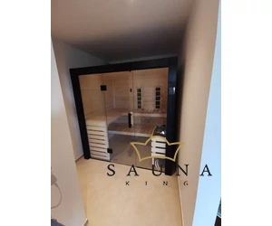HARVIA Family Medium finn- und infrasauna, All-in Set, 196x159cm  