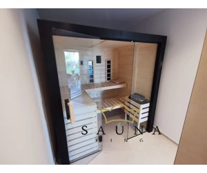 HARVIA Family Medium finn- und infrasauna, All-in Set, 196x159cm  