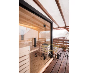 HARVIA Family Medium finn- und infrasauna, All-in Set, 196x159cm  