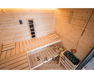 HARVIA Family Medium finn- und infrasauna, All-in Set, 196x159cm  