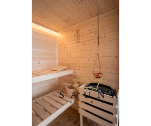 HARVIA Family Medium finn- und infrasauna, All-in Set, 196x159cm  