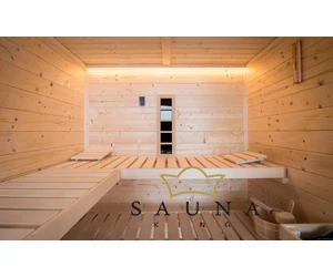 HARVIA Family Medium finn- und infrasauna, All-in Set, 196x159cm  