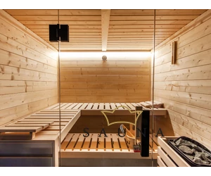 HARVIA Family Medium finnsauna, inkl. Saunaofen & Steuerung 196x159cm 