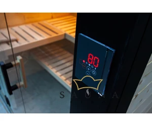 HARVIA Family Medium finnsauna, inkl. Saunaofen & Steuerung 196x159cm 