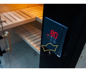 HARVIA Family Medium finnsauna, inkl. Saunaofen & Steuerung 196x159cm 