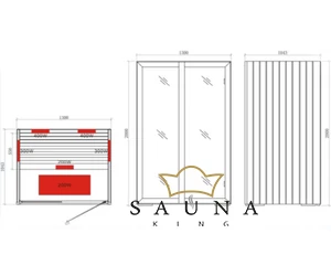 HARVIA INFRASAUNA ONNI SMALL 130 x 104 x 200 cm (ausstellungsstück)
