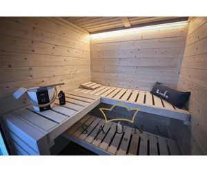 HARVIA Family Small finnsauna 166x159cm