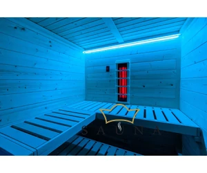 HARVIA Family Small finn- und infrasauna 166x159cm