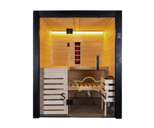 HARVIA Family Small finn- und infrasauna 166x159cm