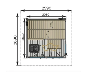 HARVIA Vision – Gartensauna für Komfort in allen vier Jahreszeiten