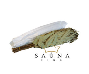 Sauna Reisig Set aus Birke, Linde, Eiche, Eukalyptus