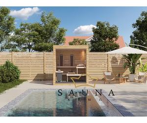 SAUNA KING GARTENSAUNA 215X215CM (Nr. 1)