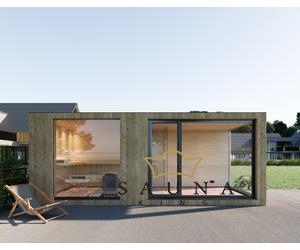 SAUNA KING GARTENSAUNA 615x260cm (Nr. 4)