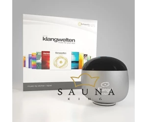 Klangei next Vibrationsplayer, Moonlight Silver, inkl. Musik-Kreation „Gong”