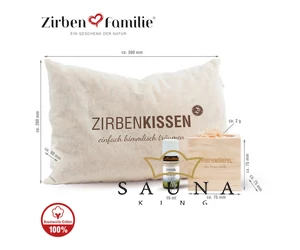 Zirbenkissen „Gute Nacht” Set