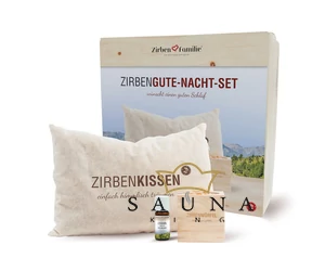 Zirbenkissen „Gute Nacht” Set