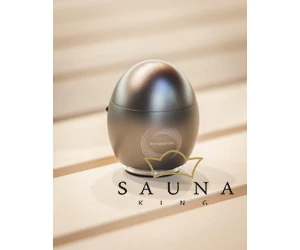 Klangei eyvo Vibrationsplayer, Platin, inkl. Musik-Kreation „Magnetic connection”