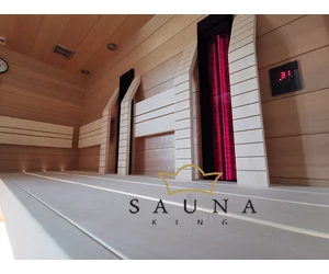 SAUNA KING Professionale Infra Rückenlehne Set