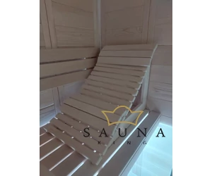 SENTIOTEC Ergonomische Saunaliege in die Sauna