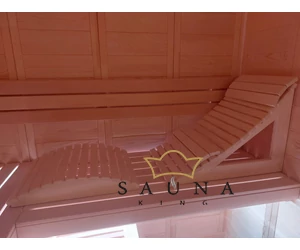 SENTIOTEC Ergonomische Saunaliege in die Sauna