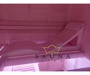 SENTIOTEC Ergonomische Saunaliege in die Sauna