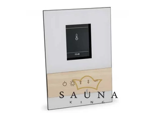 EOS Saunasteuerung EMOSTYLE Hi (Finn + Bio), schwarz-haselnussbraun