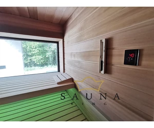Sentiotec Saunasteuerung PRO-D3 (Finnisch+Dampf) Schwarz