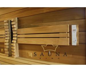 Sentiotec Saunasteuerung Set Wave.com4 (Finnisch), Bedienteil: dunkles Holz