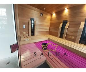 Sentiotec Saunasteuerung Set Wave.com4 (Finnisch), Bedienteil: dunkles Holz
