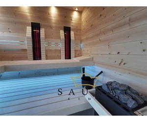 INFRAROTMED Tiefenwärmestrahler im Gehäuse mit Glaskeramik für IR-Kabinen & Saunen, 500w