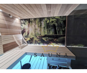 Ergonomische Sauna Rückenstütze aus Nadelholz