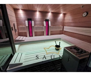 INFRAROTMED Tiefenwärmestrahler im Gehäuse mit Glaskeramik für IR-Kabinen & Saunen, 350w