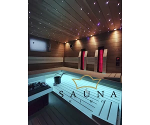INFRAROTMED Tiefenwärmestrahler im Gehäuse mit Glaskeramik für IR-Kabinen & Saunen, 750w