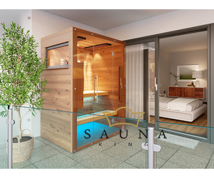 SAUNA KING Infrasauna für aussen, für 2 Personen