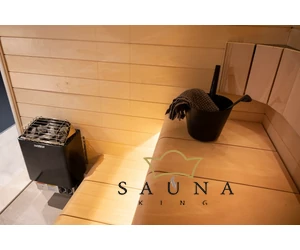Harvia Click Saunakübel Set, 7 L, Kunststoff, schwarz