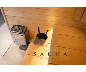 Harvia Click Saunakübel Set, 7 L, Kunststoff, schwarz