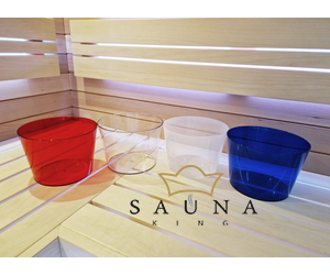 Sauna-Kübel Lärche, ohne Kunststoff-Einsatz, 5L