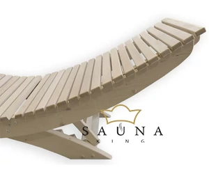 SENTIOTEC Sauna Relaxliege aus Linde