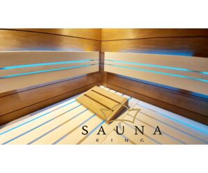 SAUNA KING Sauna Kopfstütze aus Thermo Espenholz